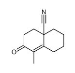 8-methyl-7-oxo-1,2,3,4,5,6-hexahydronaphthalene-4a-carbonitrile