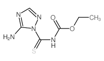 乙基 [(5-氨基-1H-1,2,4-三唑-1-基) 硫杂酰]氨基甲酸酯