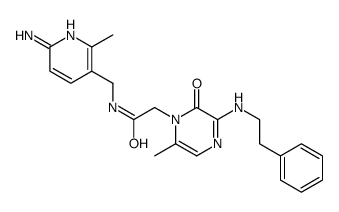 N-[(6-amino-2-methylpyridin-3-yl)methyl]-2-[6-methyl-2-oxo-3-(2-phenylethylamino)pyrazin-1-yl]acetamide
