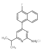 4-(4-氟萘-1-基)-6-异丙基嘧啶-2-胺
