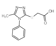 [(5-Methyl-4-phenyl-4H-1,2,4-triazol-3-yl)thio]acetic acid