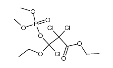 Phosphorsaeure-dimethyl-(1.2.2-trichlor-1-ethoxy-2-ethoxycarbonyl-ethyl)-ester