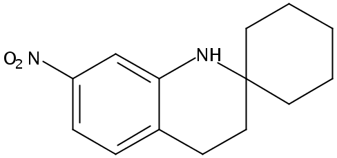 7-硝基-3,4-二氢-1H-螺[环己烷-1,2-喹啉]