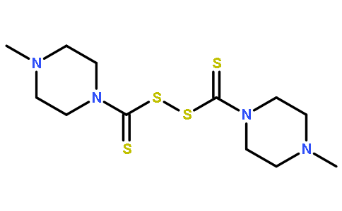 双(4-甲基-1-1-哌嗪基硫代甲酰基)二硫
