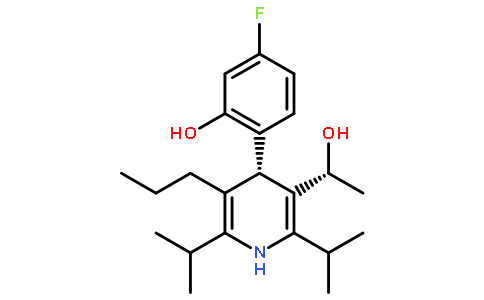 (ΑR,4S)-REL-4-(4-氟-2-羟基苯基)-Α-甲基-2,6-双(1-甲基乙基)-5-丙基-3-吡啶甲醇