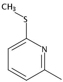 2-Methyl-6-(methylsulfanyl)pyridine