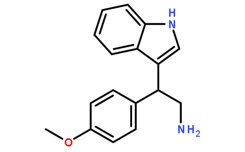 2-(1H-吲哚-3-基)-2-(4-甲氧基-苯基)-乙基胺