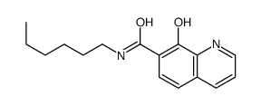 N-hexyl-8-hydroxyquinoline-7-carboxamide