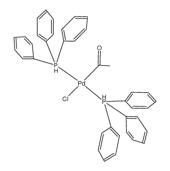trans-Pd(PPh3)2(Cl)(COMe)
