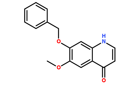 6-甲氧基-7-苄氧基-喹啉-4-酮