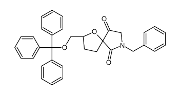 (2S,5R)-7-Benzyl-2-[(trityloxy)methyl]-1-oxa-7-azaspiro[4.4]nonan e-6,9-dione