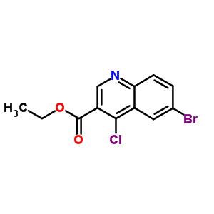 乙基 6-溴-4-氯喹啉-3-羧酸酯