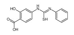 2-hydroxy-4-(phenylcarbamothioylamino)benzoic acid
