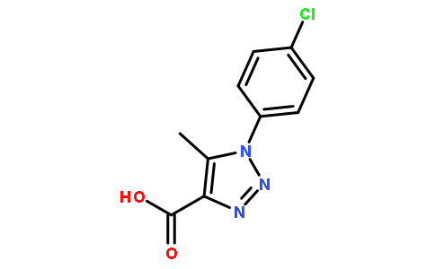 1-(4-氯苯基)-5-甲基-1H-1,2,3-噻唑-4-羧酸
