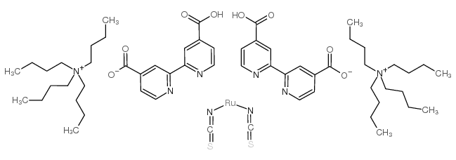 双(四丁基铵)二氢双(异硫氰酸)双(2，2'-二吡啶基-4，4'-二甲酸)钌(II)