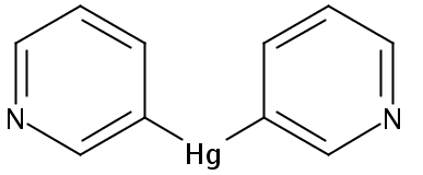 二(3-吡啶基)汞(II)