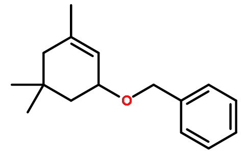(((3,5,5-trimethylcyclohex-2-en-1-yl)oxy)methyl)benzene