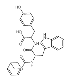 3-(4-hydroxyphenyl)-2-[[3-(1H-indol-3-yl)-2-(phenylmethoxycarbonylamino)propanoyl]amino]propanoic acid
