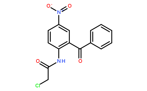 的N -（2 -苯甲酰- 4 -硝基苯基）- 2 -氯乙酰胺