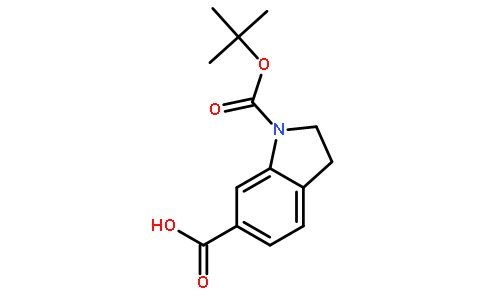 1-(叔丁氧羰基)二氢吲哚-6-羧酸