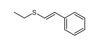 (E)-[2-(ethylsulfanyl)vinyl]benzene