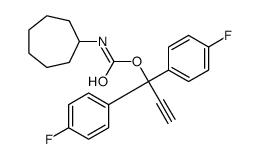 1,1-bis(4-fluorophenyl)prop-2-ynyl N-cycloheptylcarbamate