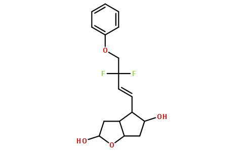 (3AR,4R,5R,6AS) -4-[(1E)-3,3-二氟-4-苯氧基-1-丁烯-1-基]六氢-5-羟基-2H-环戊并[B]呋喃-2,5-二醇(他氟内半缩醛)