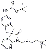 tert-Butyl (2'-oxo-1'-((2-(trimethylsilyl)ethoxy)methyl)-1,1',2',3-tetrahydrospiro[indene-2,3'-pyrrolo[2,3-b]pyridin]-5-yl)carba