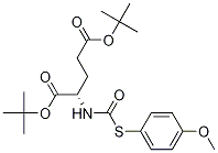 Glutamic acid, N-[[(4-methoxyphenyl)thio]carbonyl]-, bis(1,1-dimethylethyl) ester