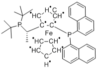 (2S)-1-[(1S)-1-[双(1,1-二甲基乙基)膦]乙基]-2-(二-1-萘基膦)二茂铁
