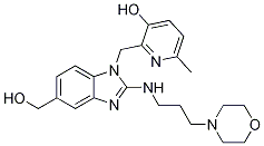 2-((5-(hydroxyMethyl)-2-((3-Morpholinopropyl)aMino)-1H-benzo[d]iMidazol-1-yl)Methyl)-6-Methylpyridin-3-ol