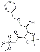 diMethyl 2-((4R,5R)-5-((R)-2-(benzyloxy)-1-hydroxyethyl)-2,2-diMethyl-1,3-dioxolan-4-yl)-2-oxoethylphosphonate