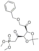 diMethyl 2-((4R,5S)-5-(2-(benzyloxy)acetyl)-2,2-diMethyl-1,3-dioxolan-4-yl)-2-oxoethylphosphonate