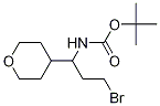 tert-Butyl (3-bromo-1-(tetrahydro-2H-pyran-4-yl)propyl)carbamate