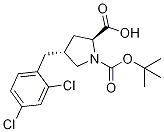 (2S,4R)-1-(tert-butoxycarbonyl)-4-(2,4-dichlorobenzyl)pyrrolidine-2-carboxylic acid