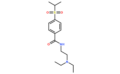 N-[2-(diethylamino)ethyl]-4-propan-2-ylsulfonylbenzamide