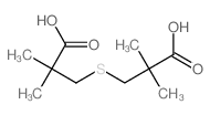 3-(2-carboxy-2-methylpropyl)sulfanyl-2,2-dimethylpropanoic acid