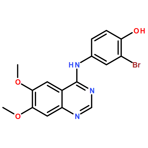 2-溴-4-((6,7-二甲氧基喹唑啉-4-基)氨基)苯酚