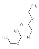 ethyl 2-(1-ethoxyethylideneamino)acetate