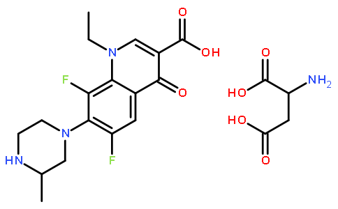 天门冬氨酸洛美沙星
