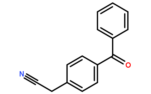 2-(4-benzoylphenyl)acetonitrile