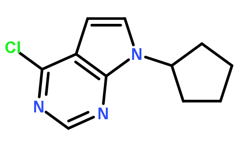 4-氯-7-环戊基-7H-吡咯并[2,3-d]嘧啶