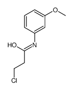 3-氯-N-(3-甲氧基苯基)丙酰胺