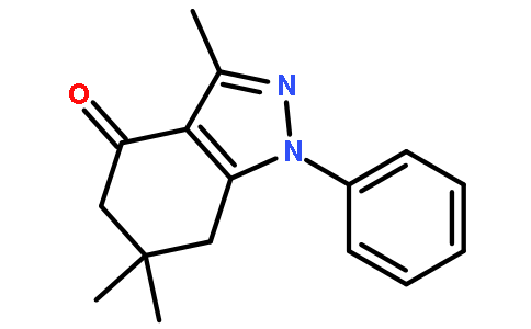 3,6,6-trimethyl-1-phenyl-5,7-dihydroindazol-4-one