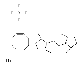 (-)-1,2-双((2S,5S)-2,5-二甲基磷)乙烷(环辛二烯)四氟硼酸铑