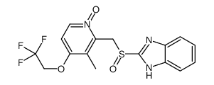 Lansoprazole impurity 1/Lansoprazole EP Impurity A /Lansoprazole N-Oxide/2-[[[3-Methyl-1-oxido-4-(2,2,2-trifluoroethoxy)-2-pyridinyl]methyl]sulfinyl]-1H-benzimidazole