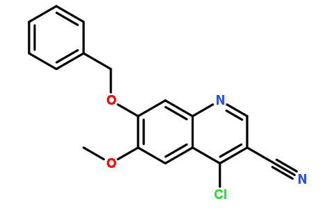 4-氯-6-甲氧基-7-(苯基甲氧基)-3-喹啉甲腈
