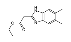 Ethyl (5,6-dimethyl-1H-benzimidazol-2-yl)acetate