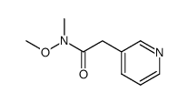 N-methoxy-N-methyl-2-(pyridin-3-yl)acetamide