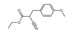 2-cyano-3-(4-methoxy-phenyl)-propionic acid ethyl ester